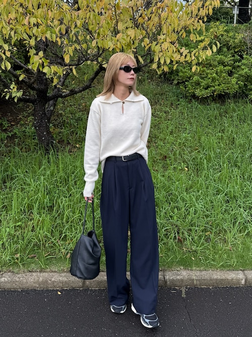 セール】ボタンデザインハイネックニット（ニット/セーター）｜select