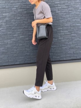 「Auntie Rosa Holiday（アンティローザホリデー）のコインチェーンネックレス（ネックレス）」を使った、yuuukiiiさん（レディース・153cm）の秋コーディネート