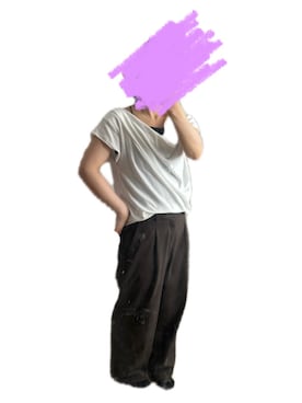 「アイテム（スラックス）」を使った、suzuさん（レディース・148cm）の夏コーディネート