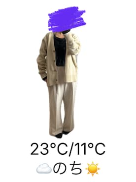 「GU（ジーユー）のアイテム（ベルト）」を使った、suzuさん（レディース・148cm）の春コーディネート