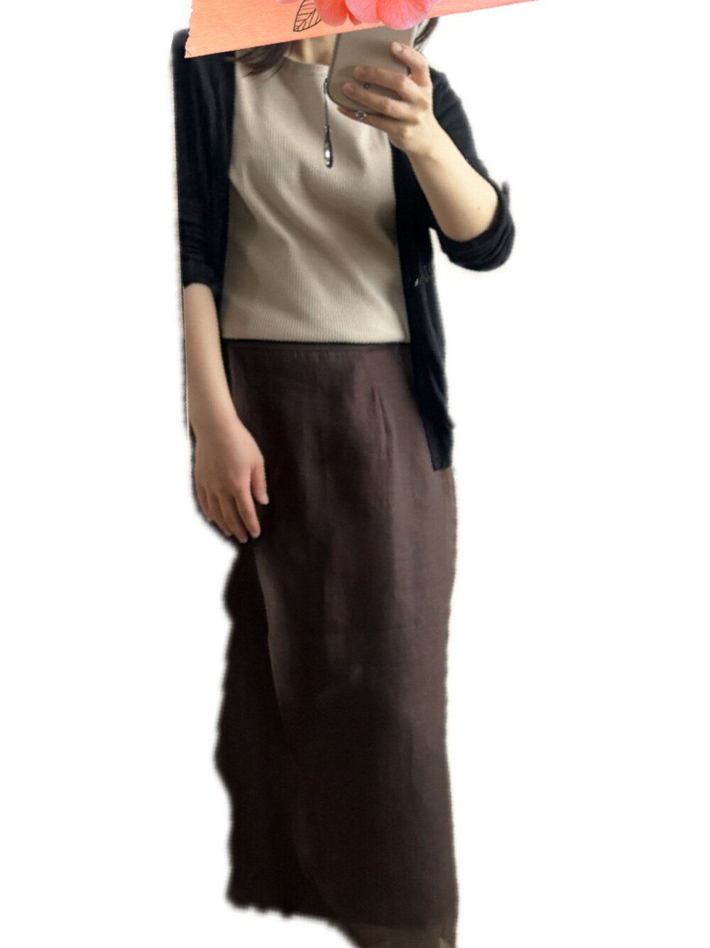 「しまむら、しまむらコーデ、UNIQLO、低身長、低身長コーデ、顔タイプフレッシュ、顔タイプソフエレ寄り、顔タイプソフトエレガント」｜「しまむらのしまむら　tal by yumi tシャツ　ベージュ  2025（Tシャツ/カットソー、ベージュ系）」を使った、suzuさん（レディース・148cm）の春コーディネートの1枚目の写真