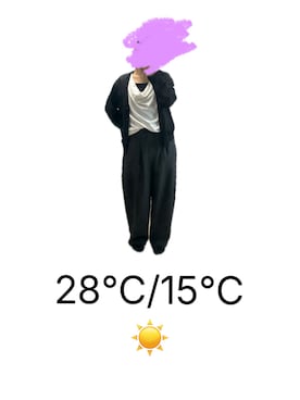 「しまむら（シマムラ）のアイテム（Tシャツ/カットソー）」を使った、suzuさん（レディース・148cm）の秋コーディネート