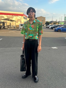 「GLOBAL WORK（グローバルワーク）のアイテム」を使った、りみっくすさん（メンズ・177cm）の夏コーディネート