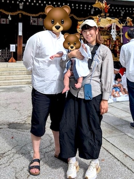 「黒パンツ」｜あららぎさん（レディース・165cm）の秋コーディネート