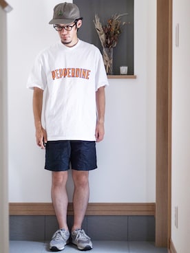 「MOCEAN（モーシャン）のアイテム」を使った、マスダさん（メンズ・170cm）の夏コーディネート