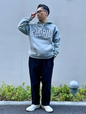 「アイテム（パーカー）」を使った、ムックンさん（メンズ・165cm・30代）の冬コーディネート