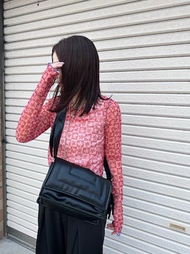 「HELLO.SANFRANCISCO（ハローサンフランシスコ）のアイテム（Tシャツ/カットソー）」を使った、mikiviciousさん（レディース・162cm）の秋コーディネート