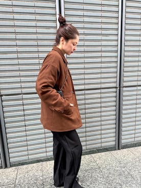 「アイテム（その他アウター）」を使った、mikiviciousさん（レディース・162cm）の秋コーディネート