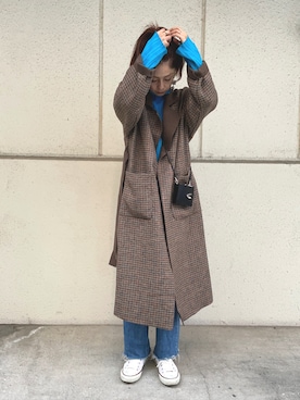 「STUDIOUS（ステュディオス）のアイテム（財布/小物）」を使った、mikiviciousさん（レディース・162cm）の秋コーディネート