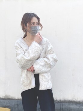 「NOMINE（ノミネ）のアイテム（ジャケット/アウター）」を使った、mikiviciousさん（レディース・162cm）の春コーディネート