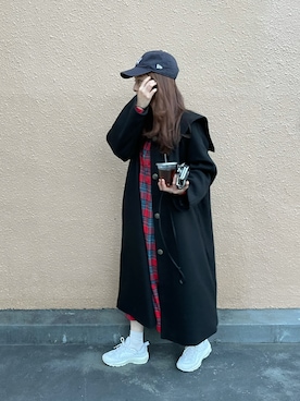 「airmax」｜「アイテム（その他アウター）」を使った、mikiviciousさん（レディース・162cm）の秋コーディネート