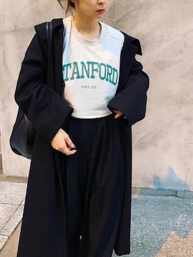「MERLOT（メルロー）のアイテム（その他アウター）」を使った、mikiviciousさん（レディース・162cm）の冬コーディネート