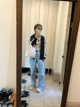 「D.A.T.E.（デイト）のアイテム」を使った、マッキーさん（レディース・155cm）の秋コーディネート