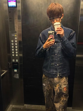 「SUGAR CANE（シュガーケーン）のアイテム」を使った、kaze.🍃さん（メンズ・178cm）の春コーディネート