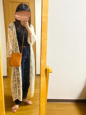 「chocomee（チョコミー）のアイテム（パンツ）」を使った、みーさん（レディース・155cm）の秋コーディネート