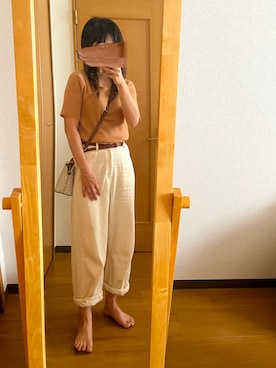 「ホワイトデニム」｜みーさん（レディース・155cm）の秋コーディネート