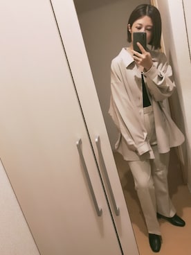 「LOWRYS FARM（ローリーズファーム）のストレッチヒールブーツ　851418（ブーツ）」を使った、くろごまぜんざいさん（レディース・155cm）の秋コーディネート