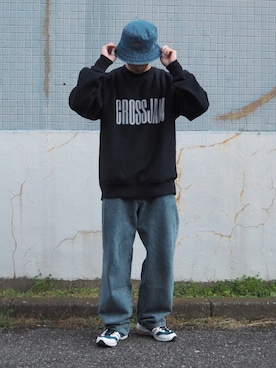 「FUTUR（フューチャー）のアイテム」を使った、とやさん（メンズ・170cm）の冬コーディネート