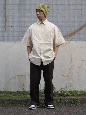 「INTERPLAY（インタープレイ）のアイテム」を使った、とやさん（メンズ・170cm）の夏コーディネート