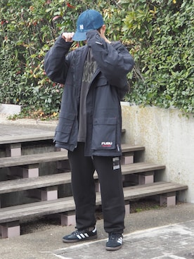 「サンバ」｜「アイテム（ジャケット/アウター）」を使った、とやさん（メンズ・170cm）の春コーディネート
