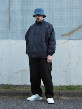 「Frame（フレーム）のアイテム」を使った、とやさん（メンズ・170cm）の冬コーディネート