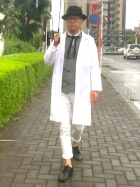 「improves（インプローブス）のアイテム（パンツ）」を使った、でゑさん（メンズ・175cm）の春コーディネート