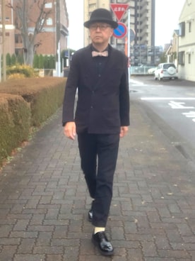 「ARCADE（アーケード）のアイテム」を使った、でゑさん（メンズ・175cm）の春コーディネート