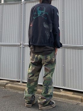 「UNDERCOVER（アンダーカバー）のアイテム（ブルゾン）」を使った、_さん（メンズ・170cm）の夏コーディネート