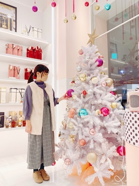 「frames RAY CASSIN（フレームスレイカズン）のアイテム（ワンピース/ドレス）」を使った、na..☆さん（レディース・158cm）の秋コーディネート