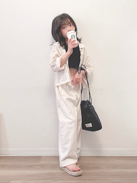 「アイテム（バッグ）」を使った、RIOさん（キッズ・120cm）の春コーディネート