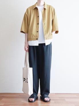 kitsuneさん（メンズ・182cm）の夏コーディネート