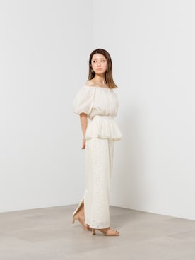 「NATURAL BEAUTY BASIC（ナチュラルビューティーベーシック）のアイテム」を使った、NBB STAFF 11さん（レディース・155cm）の夏コーディネート