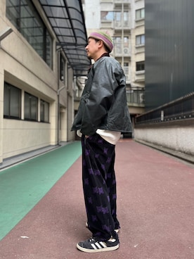 「needles トラックパンツ」｜LHP福岡店 staffさん（メンズ・165cm）の冬コーディネート