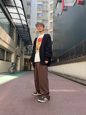 LHP福岡店 staffさん（メンズ・165cm）の春コーディネート