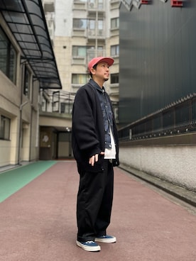 LHP福岡店 staffさん（メンズ・165cm）の春コーディネート