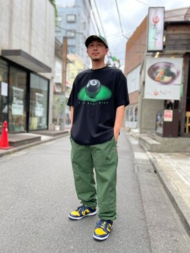 「L.H.P（エルエイチピー）のアイテム（トップス）」を使った、LHP福岡店 staffさん（メンズ・165cm）の夏コーディネート