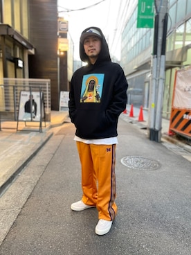 「L.H.P（エルエイチピー）のアイテム（シューズ）」を使った、LHP福岡店 staffさん（メンズ・165cm）の冬コーディネート