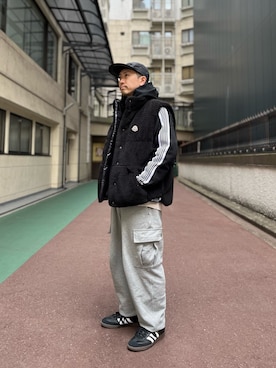 ダウンベストxパーカー」の人気ファッションコーディネート - WEAR