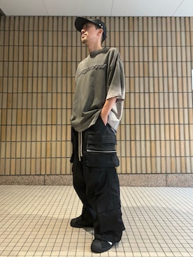 「DANKE SCHON（ダンケシェーン）のアイテム（帽子）」を使った、LHP福岡店 staffさん（メンズ・165cm）の夏コーディネート