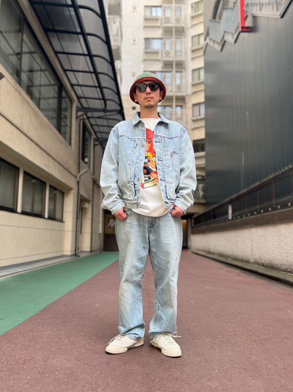 海外 c-boy 70´s style 3Dニット アースカラー グランパコーデ