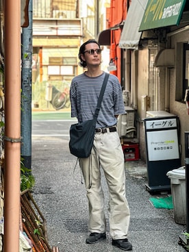 「アイテム（ファッション雑貨）」を使った、キアヌ/ Keanuさん（メンズ・186cm）の夏コーディネート