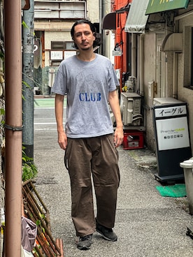 「アイテム（Tシャツ/カットソー）」を使った、キアヌ/ Keanuさん（メンズ・186cm）の夏コーディネート