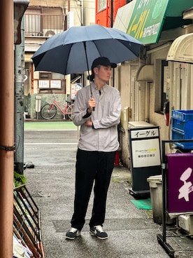 「アイテム（キャップ）」を使った、キアヌ/ Keanuさん（メンズ・186cm）の秋コーディネート