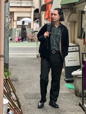 「アイテム（ジャケット/アウター）」を使った、キアヌ/ Keanuさん（メンズ・186cm）の秋コーディネート