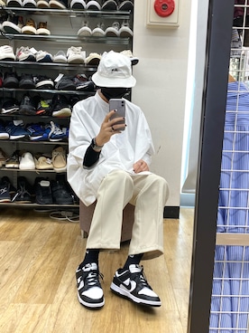 「STUSSY（ステューシー）のアイテム（帽子）」を使った、TTY®︎さん（メンズ・174cm）の冬コーディネート