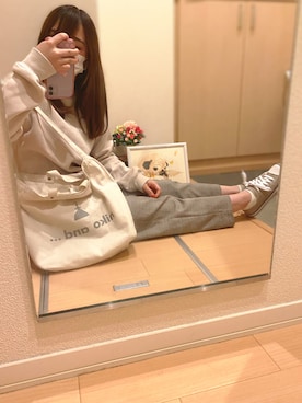 「ベージュスニーカー」｜る ち ゃ ん 𓃟 さん（レディース・148cm）の秋コーディネート