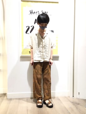 「ORTR（オーアールティーアール）のアイテム」を使った、WA ORientalTRaffic mozoワンダーシティ店さん（レディース・160cm）の夏コーディネート