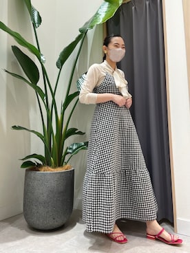 「ナローサンダル」｜WA ORientalTRaffic mozoワンダーシティ店さん（レディース・160cm）の夏コーディネート