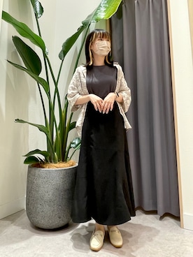 「アイテム（レインシューズ、ベージュ系）」を使った、WA ORientalTRaffic mozoワンダーシティ店さん（レディース・160cm）の夏コーディネート