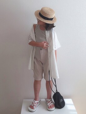 「アイテム（サンダル）」を使った、nami *さん（キッズ・110cm）の夏コーディネート